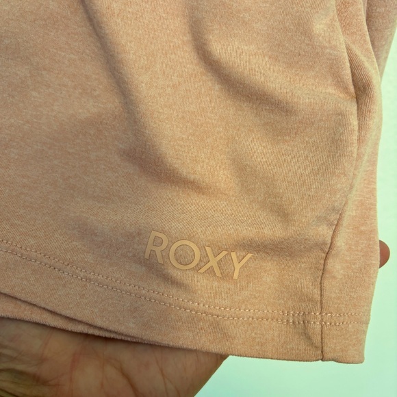 Roxy | Women’s Cropped Lightweight Hoodie Pullover | Pink | Large - Picture 5 of 7